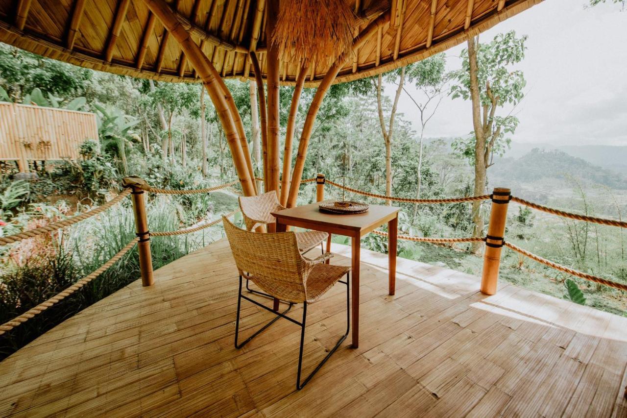 Bird Hills Bamboo House Villa Karangasem Buitenkant foto