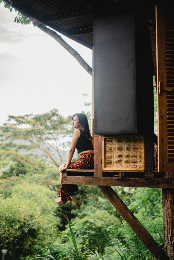 Bird Hills Bamboo House Villa Karangasem Buitenkant foto