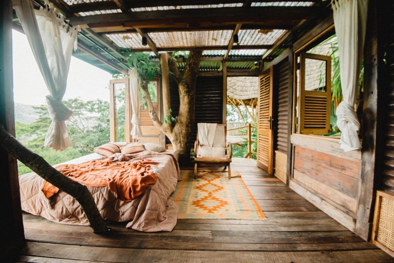 Bird Hills Bamboo House Villa Karangasem Buitenkant foto