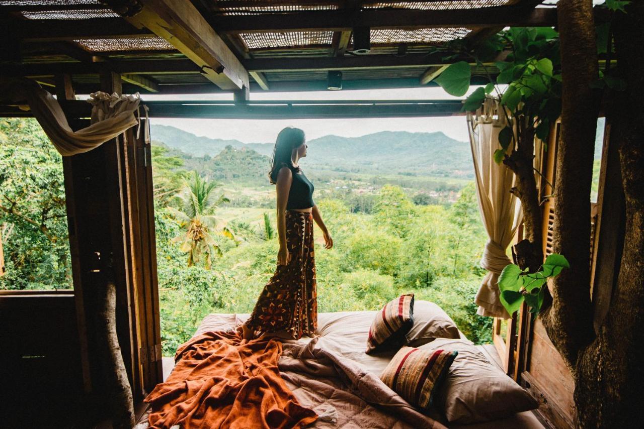 Bird Hills Bamboo House Villa Karangasem Buitenkant foto