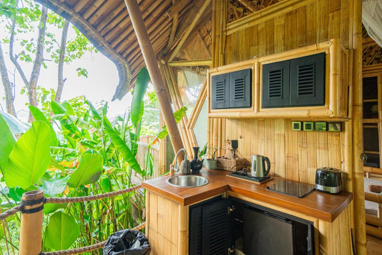 Bird Hills Bamboo House Villa Karangasem Buitenkant foto