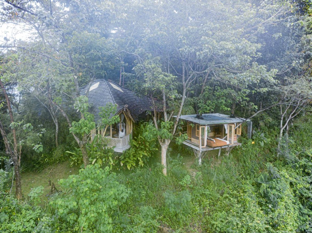 Bird Hills Bamboo House Villa Karangasem Buitenkant foto