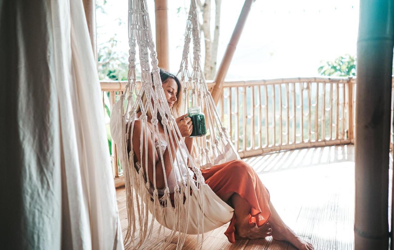 Bird Hills Bamboo House Villa Karangasem Buitenkant foto