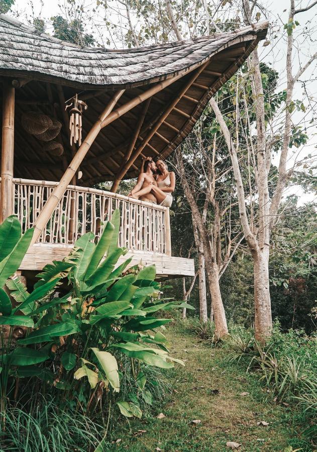 Bird Hills Bamboo House Villa Karangasem Buitenkant foto