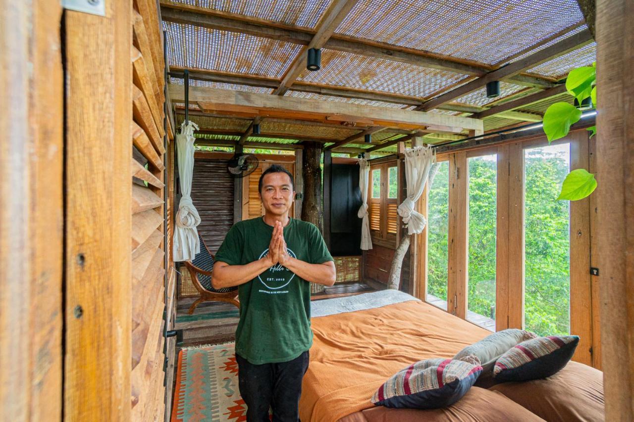Bird Hills Bamboo House Villa Karangasem Buitenkant foto