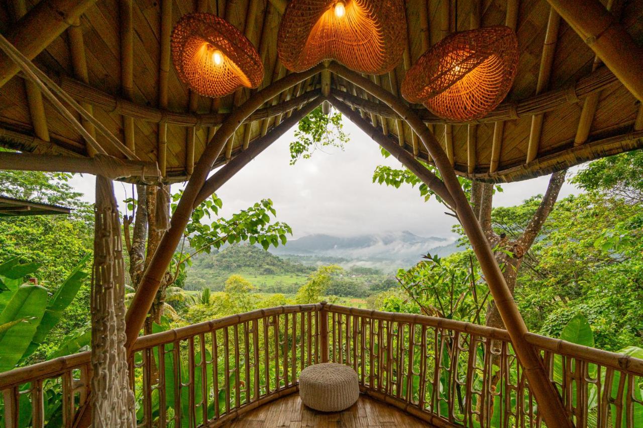 Bird Hills Bamboo House Villa Karangasem Buitenkant foto