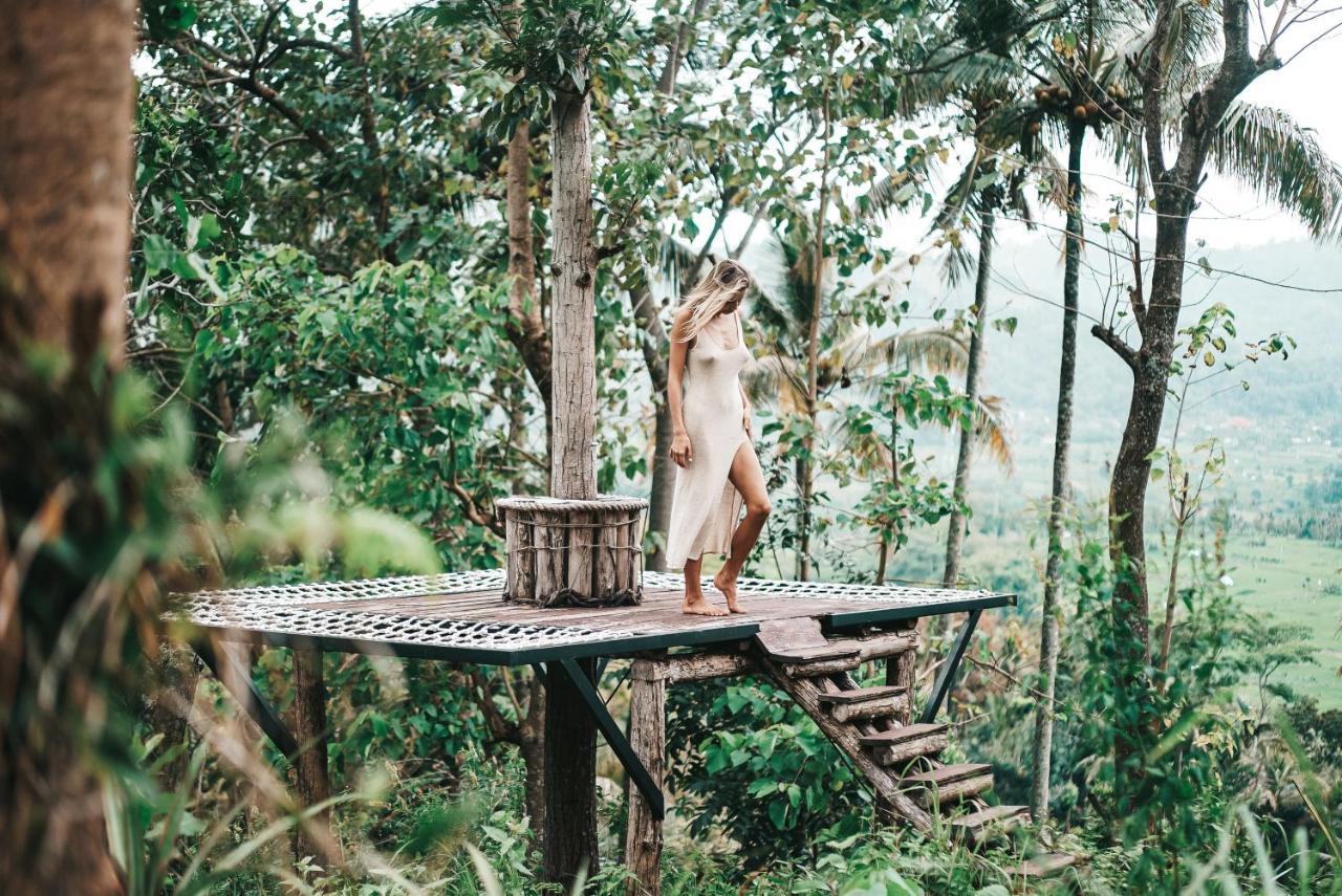 Bird Hills Bamboo House Villa Karangasem Buitenkant foto