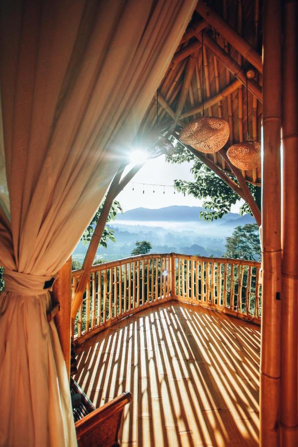 Bird Hills Bamboo House Villa Karangasem Buitenkant foto