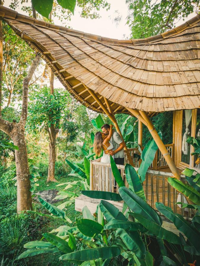 Bird Hills Bamboo House Villa Karangasem Buitenkant foto